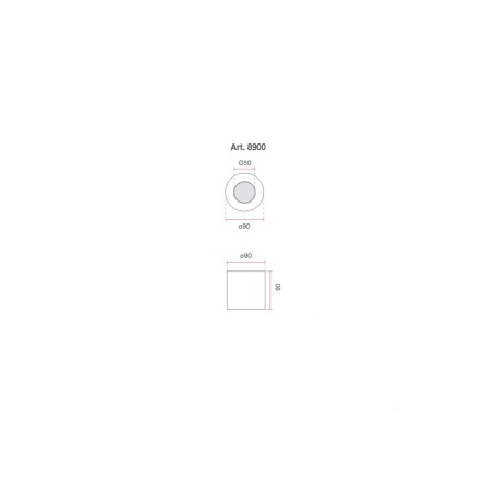 Belfiore 8900 Lampada da Soffitto