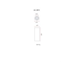 Belfiore 8912 Lampada da Soffitto