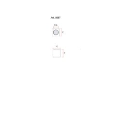 Belfiore 8897 Lampada da Soffitto
