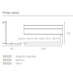 Letroh Nodo Accessorio Porta rotolo