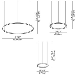 Luceplan Compendium Circle Lampada a Sospensione
