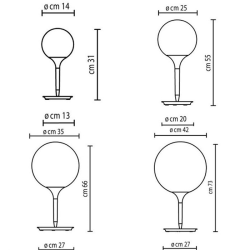Artemide Castore Tavolo