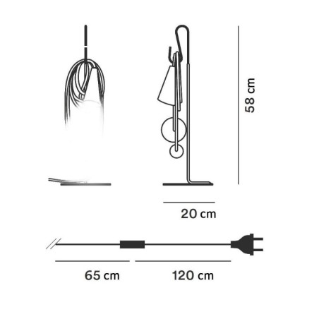 Foscarini Filo Lampada da Tavolo