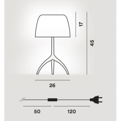 Foscarini Lumiere Grande Lampada da Tavolo