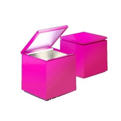 Cini&Nils CuboLed Lampada da Comodino Fucsia Offerta