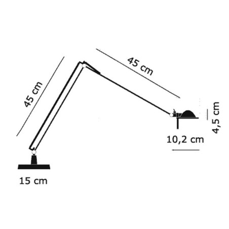 Luceplan Berenice Led Nero Lampada da Tavolo Offerta