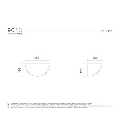 Belfiore 7156-41 E27 Lampada da Parete Offerta