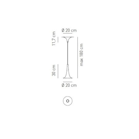 Axo Light Nafir 1 Cromo Lampada a Sospensione Offerta