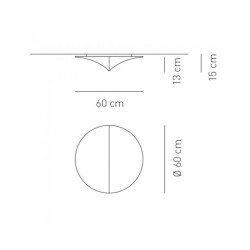 Axo Ligh Nelly 60 Lampada da Parete/Soffitto Offerta