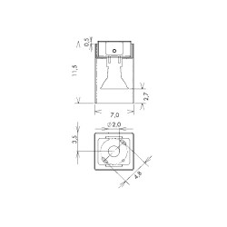 Oty Light Tim T01 Lampada da Soffitto Bianco Offerta