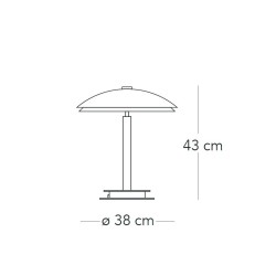 Fontana Arte Bis/Tris Lampada da Tavolo