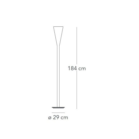Fontana Arte Riluminator Lampada da Terra