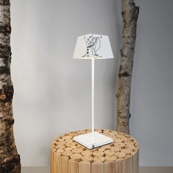 Rossini Illuminazione Siesta Lampada da Tavolo Ricaricabile
