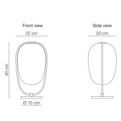 Kundalini Lannà Lampada da Tavolo