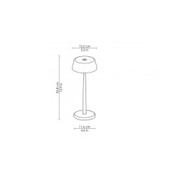 Ailati Sister Light Lampada da Tavolo Ricaricabile