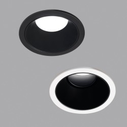 Aqlus Click  Faretto Tondo con  Bordo Bianco