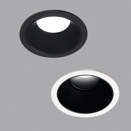 Aqlus Click  Faretto Tondo con  Bordo Bianco