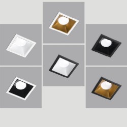 Aqlus Click  Faretto Quadro con  Bordo