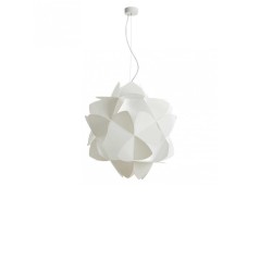 Emporium Cotton Light Bianco Perla Lampada a Sospensione