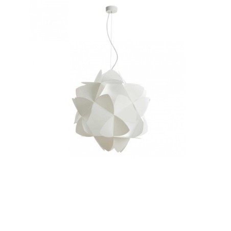 Emporium Cotton Light Bianco Perla Lampada a Sospensione