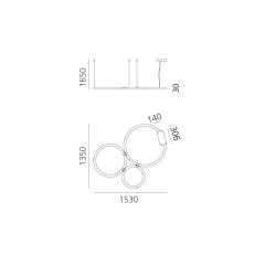 Artemide Ripple Cluster Lampada a Sospensione
