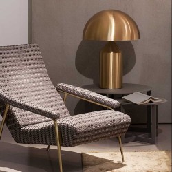 Oluce Atollo Oro Lampada da Tavolo
