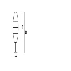 Foscarini Havana Lampada da Terra per Esterno