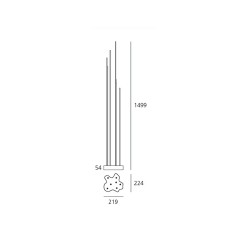 Artemide Reeds Lampada da Terra per Esterno