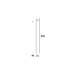 Artemide Chilone Pole 250 Lampione da Giardino