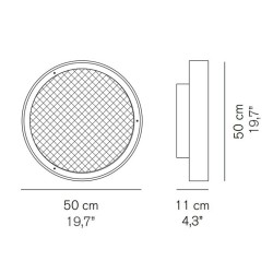 Oluce Berlin Lampada da Parete/Soffitto