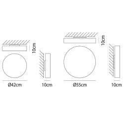 Sogno Wall/Ceiling lamp | ProfessioneLuce