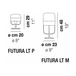 Vistosi Futura Lampada da Tavolo
