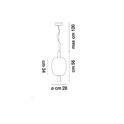 Vistosi Riflesso SP 2 Lampada a Sospensione