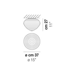 Vistosi Spirit PL 37 Lampada da Soffitto