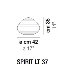Vistosi Spirit LT 37 Lampada da Tavolo