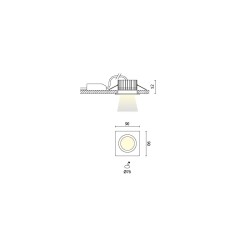 Aqlus Idro Quadro Faretto da Incasso