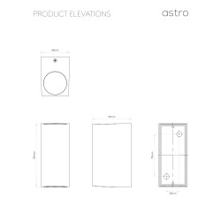 Astro Lighting Chios 150 Lampada da Parete per Esterno