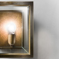 Il Fanale Quadro 262.01.OT Lampada da Parete per Esterno