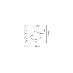 Vibia Origami Lampada da Parete per Esterno
