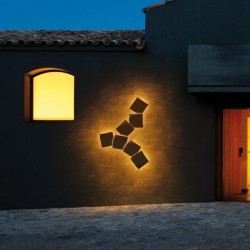 Vibia Origami 4506 Lampada da Parete per Esterno