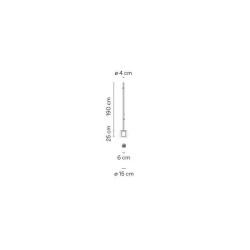 Vibia Bamboo 4803 Lampada da Terra per Esterno
