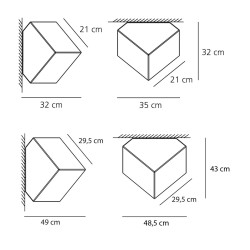 Artemide Edge Lampada da Parete/Soffitto