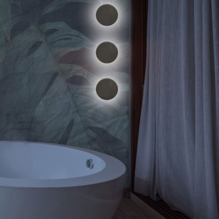 Egoluce Eclipse Tonda IP65 Lampada da Parete per Esterno