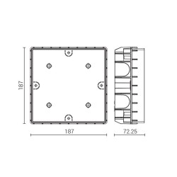 Goccia Illuminazione Stamp 5323 Controcassa