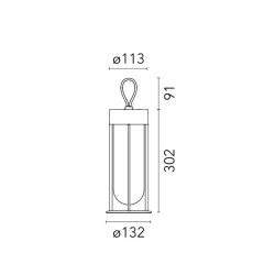 Flos In Vitro Lampada da Tavolo Ricaricabile Offerta
