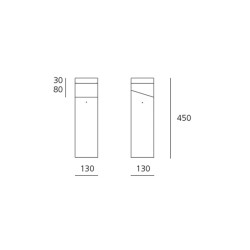 Artemide Tetragono Lampada da Terra per Esterno