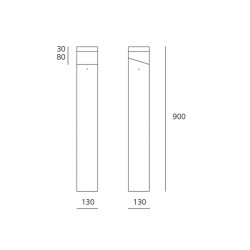Artemide Tetragono Lampada da Terra per Esterno