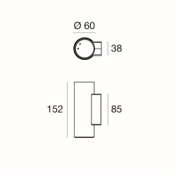 Linea Light Birba Monoemissione Lampada da Parete