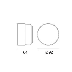 Linea Light Chobin65 LED Lampada da Parete