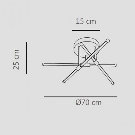 Sikrea Elia PLP Lampada da Soffitto